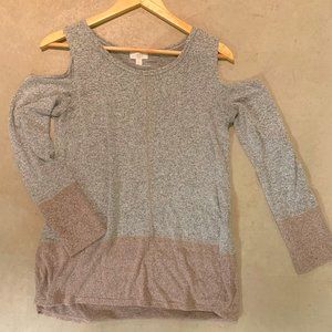 Open Shoulder Sweater